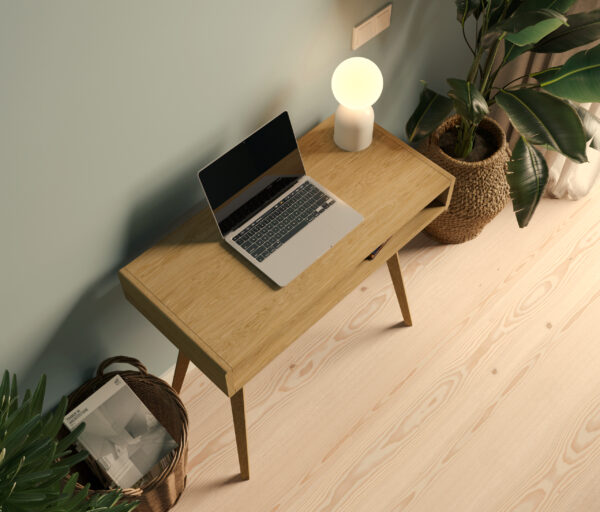 Compact houten bureau, 80 cm