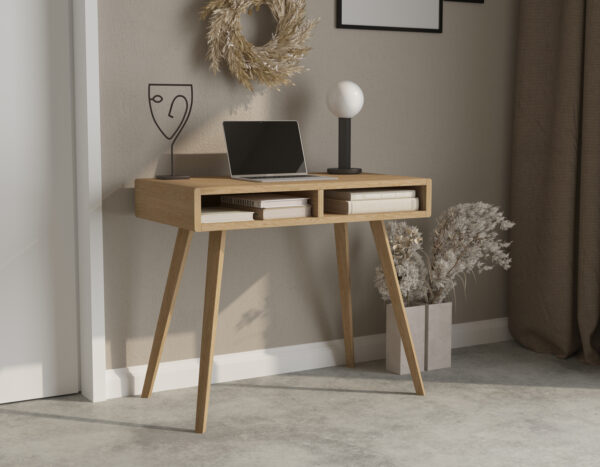 Moderne eiken sidetable bureau, 90 cm