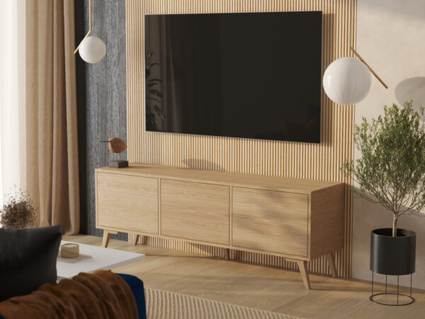 Houten tv-meubel, 180 cm