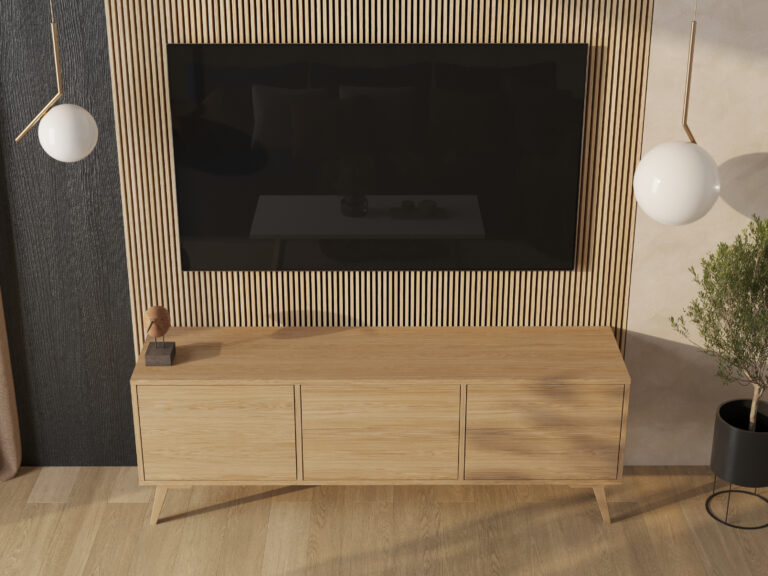 Houten tv-meubel, 180 cm