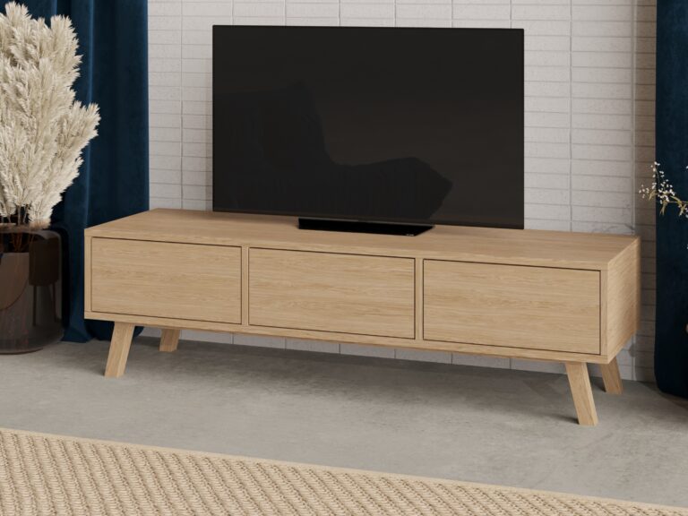 Modern eiken tv-meubel, 150 cm