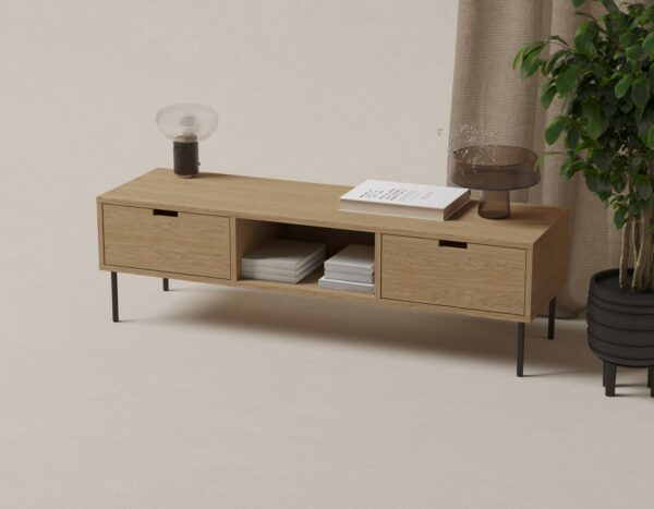 Industrieel houten tv-meubel, 150 cm