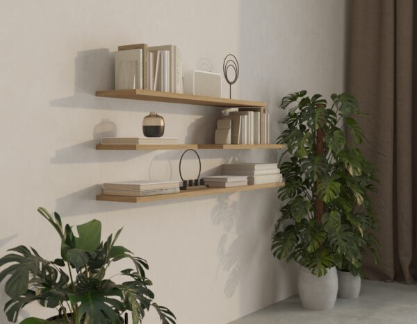 Houten wandplank, 40-120 cm
