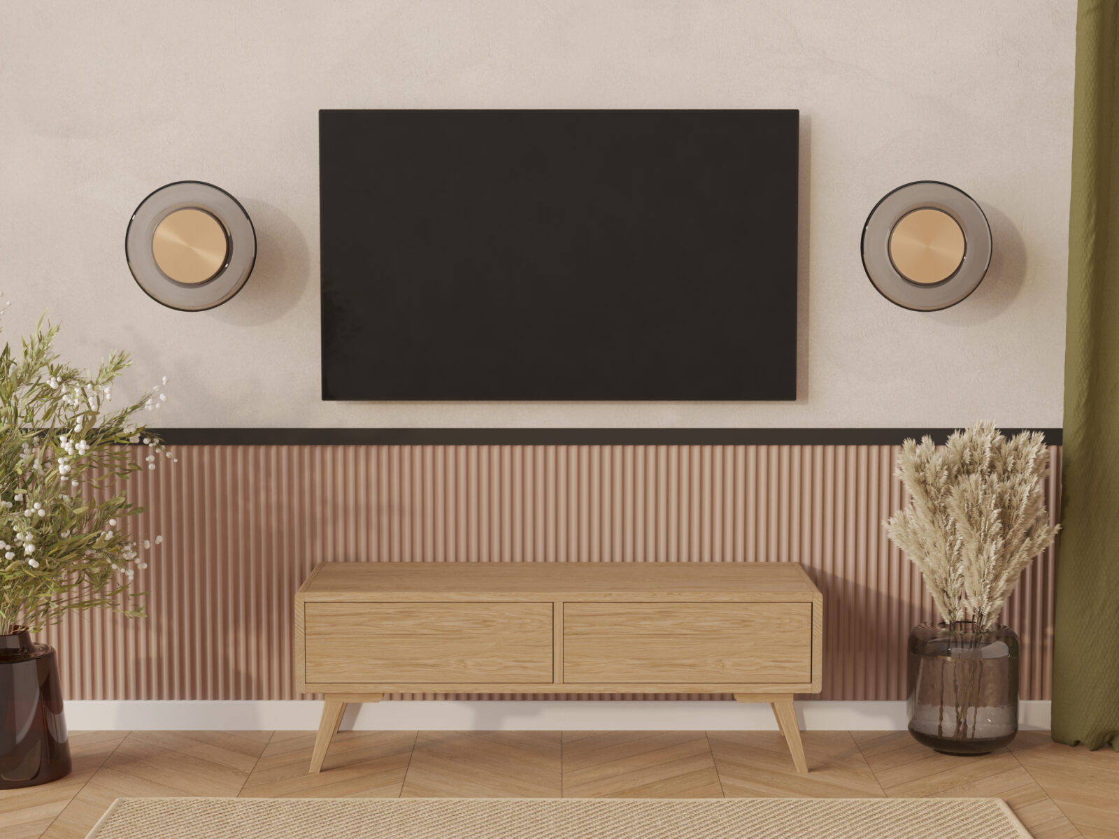 Houten tv-meubel, 120 x 45 cm