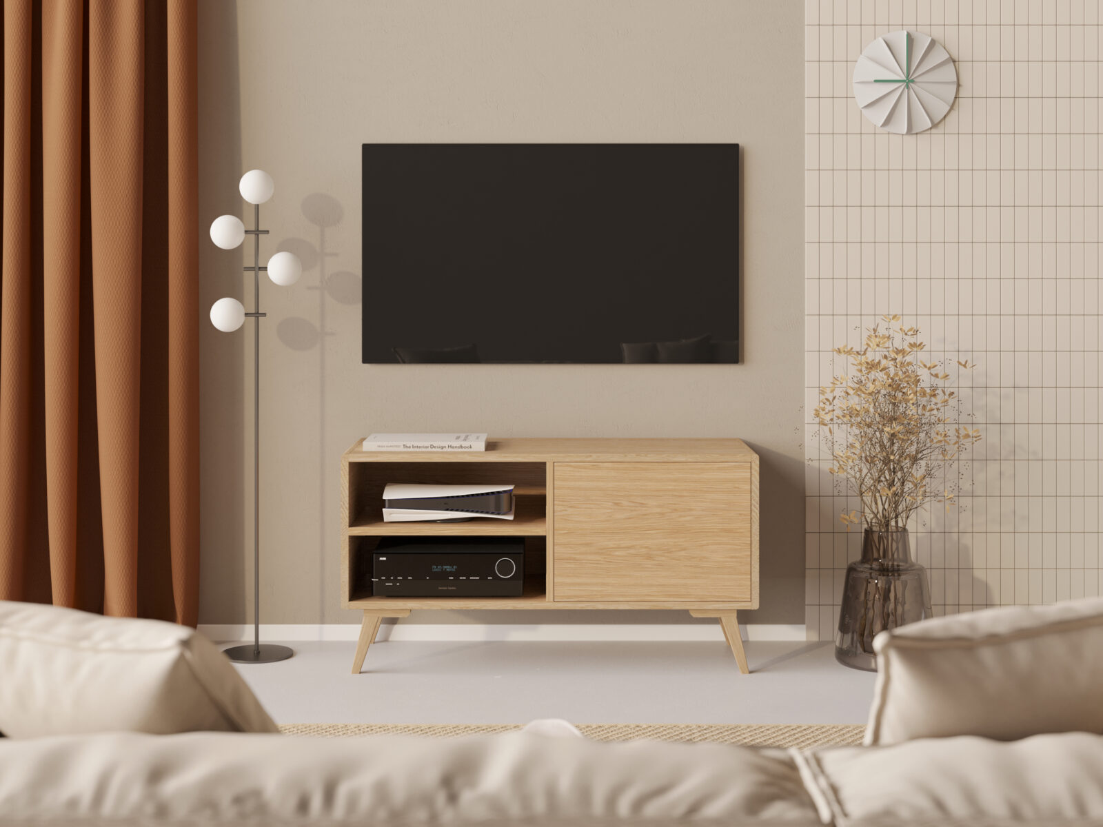 Modern tv-meubel, 120 cm