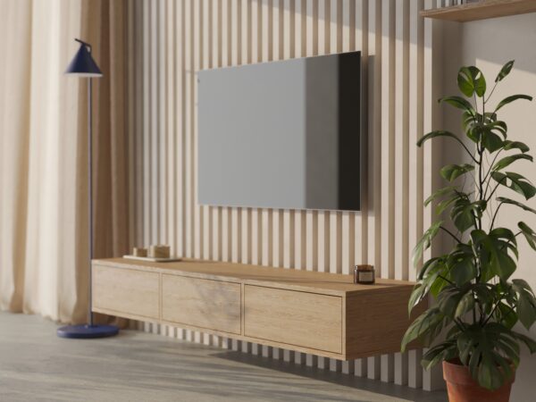 Modern zwevend tv-meubel, 180 cm