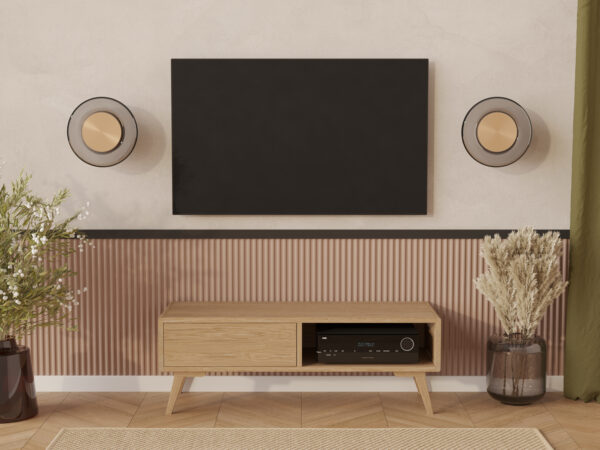 Scandinavisch tv-meubel, 120 x 45 cm