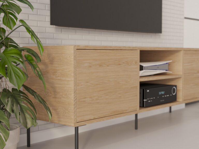 Modern houten tv-meubel