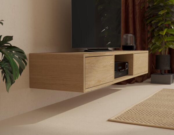 Modern zwevend tv-meubel, 150 cm